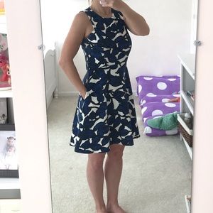 Banana Republic A-line floral dress